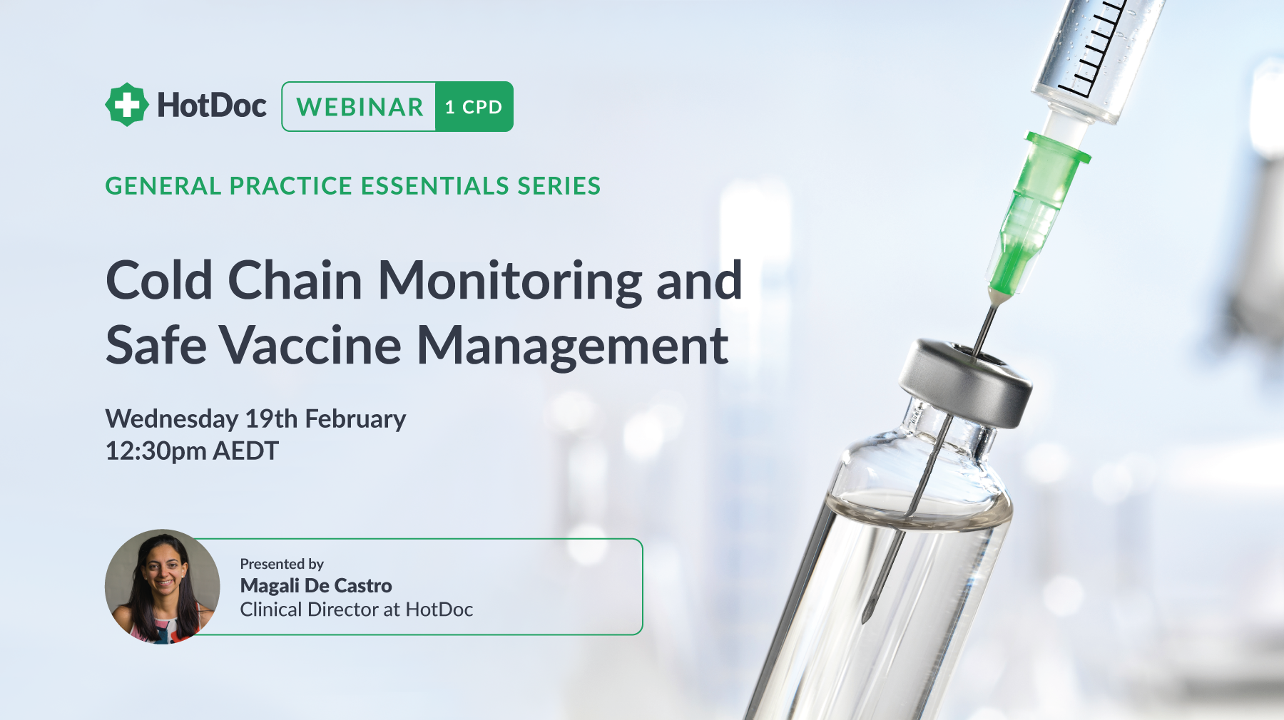 Cold Chain Monitoring & Safe Vaccine Management - HotDoc