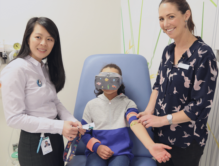 VR solution for healthcare to take out the fear for needles - HotDoc