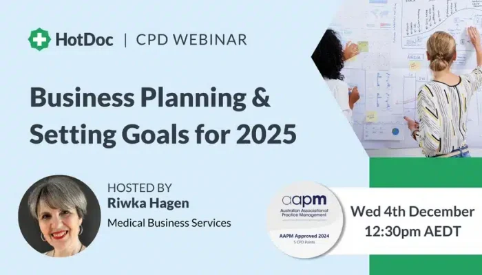 Business Planning & Setting Goals for 2025 webinar banner